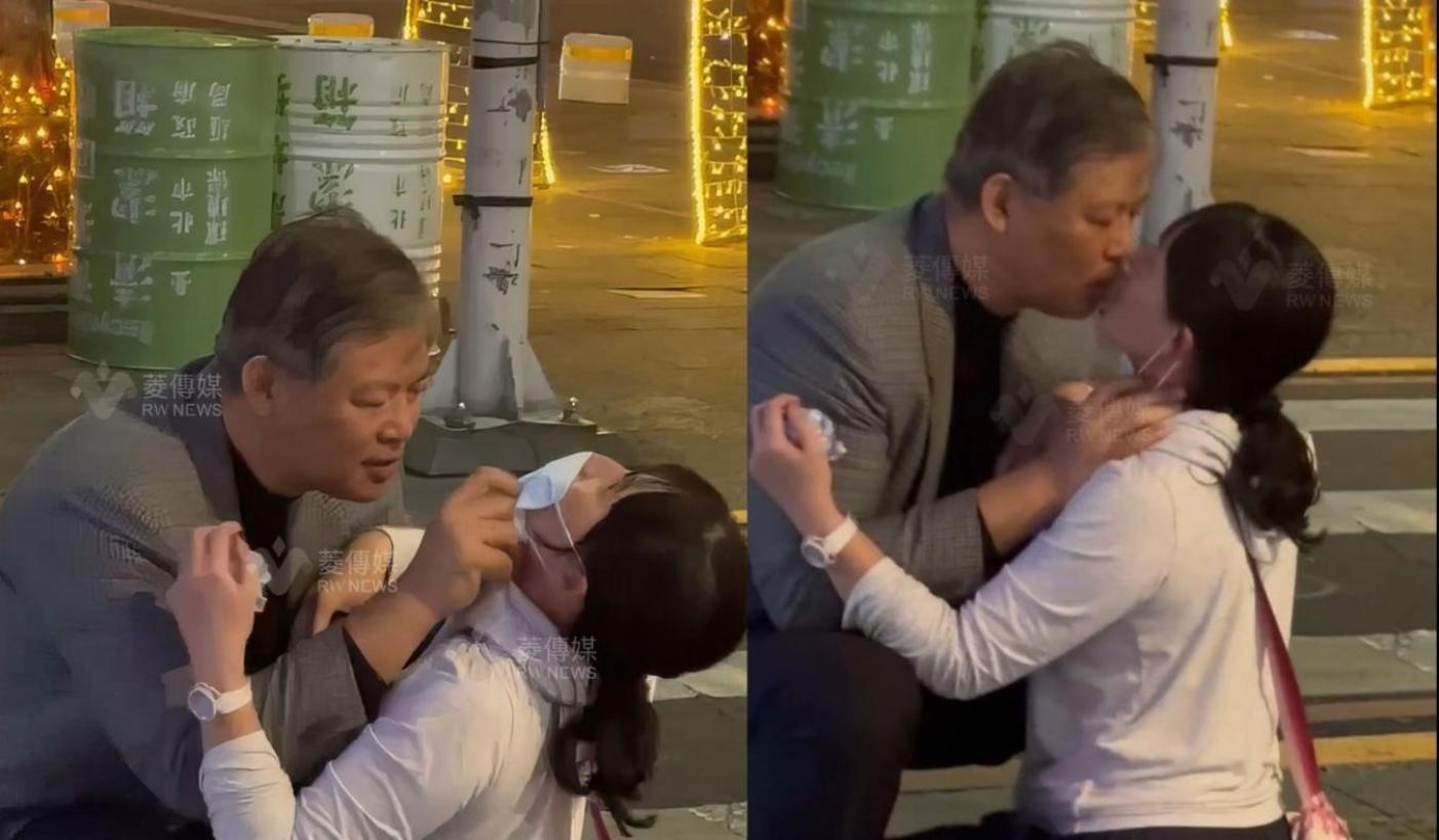 遭國安局特勤中心少將謝靜華強吻的馬尾妹被爆是海軍尤姓女上校。資料照片