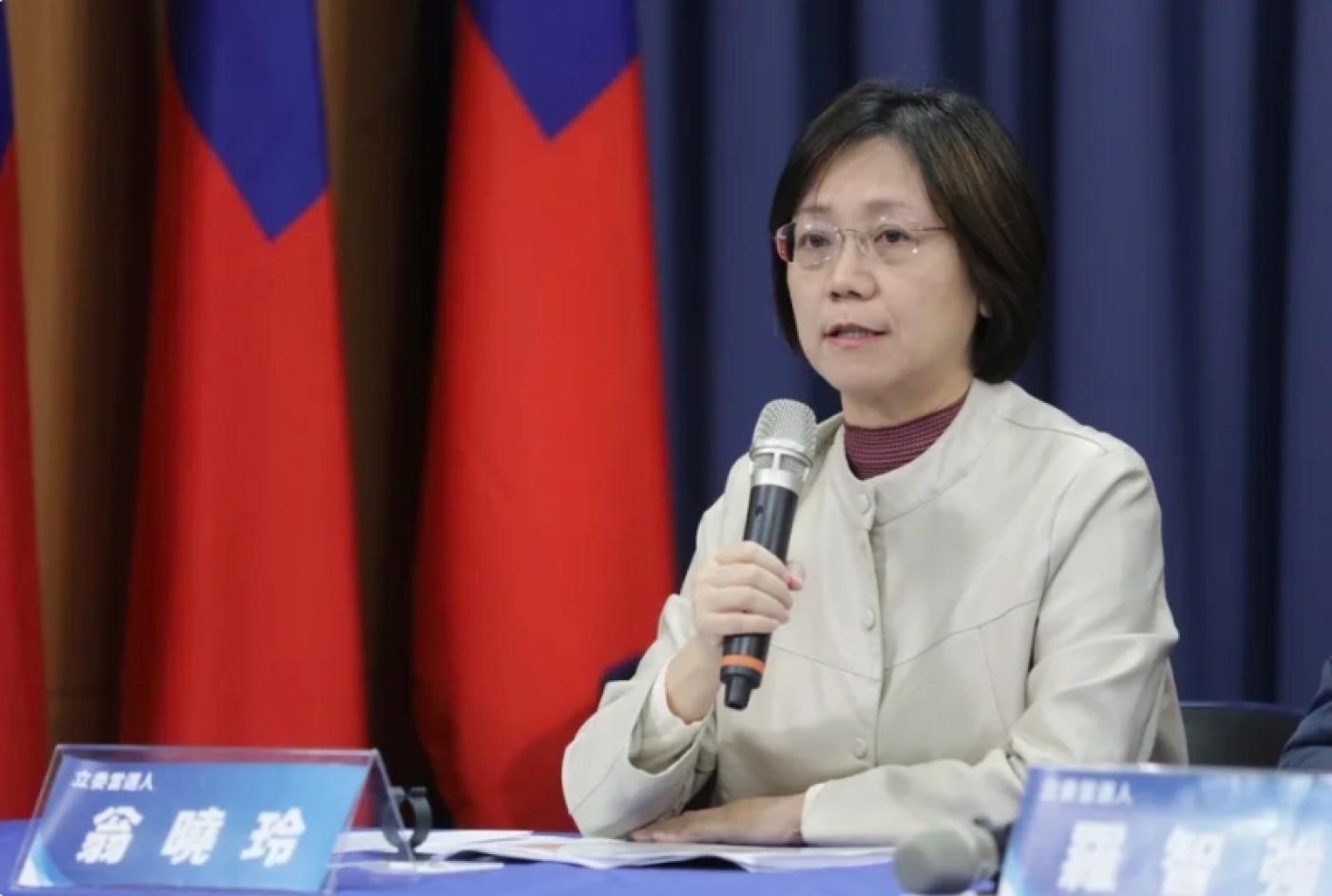 國民黨立委翁曉玲。國民黨文傳會提供