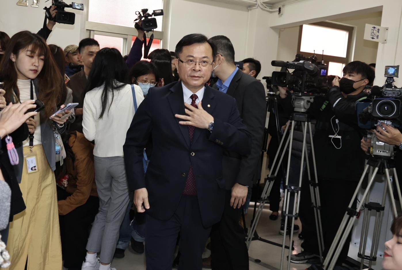 NCC主委陳耀祥赴立法院進行答詢。林啟弘攝