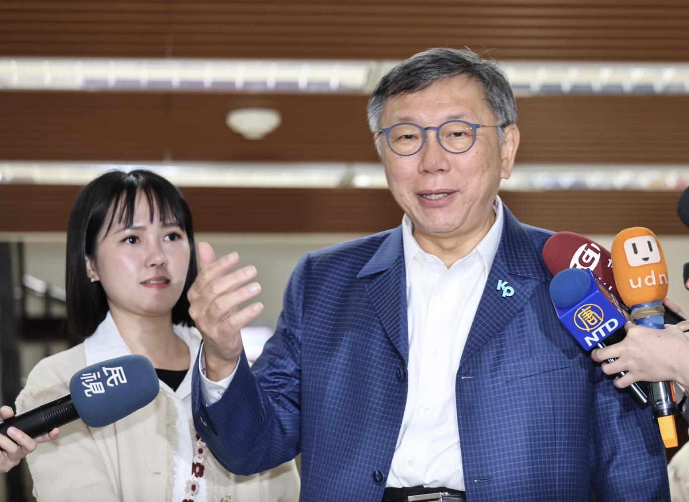 民眾黨主席柯文哲。資照／林啟弘攝