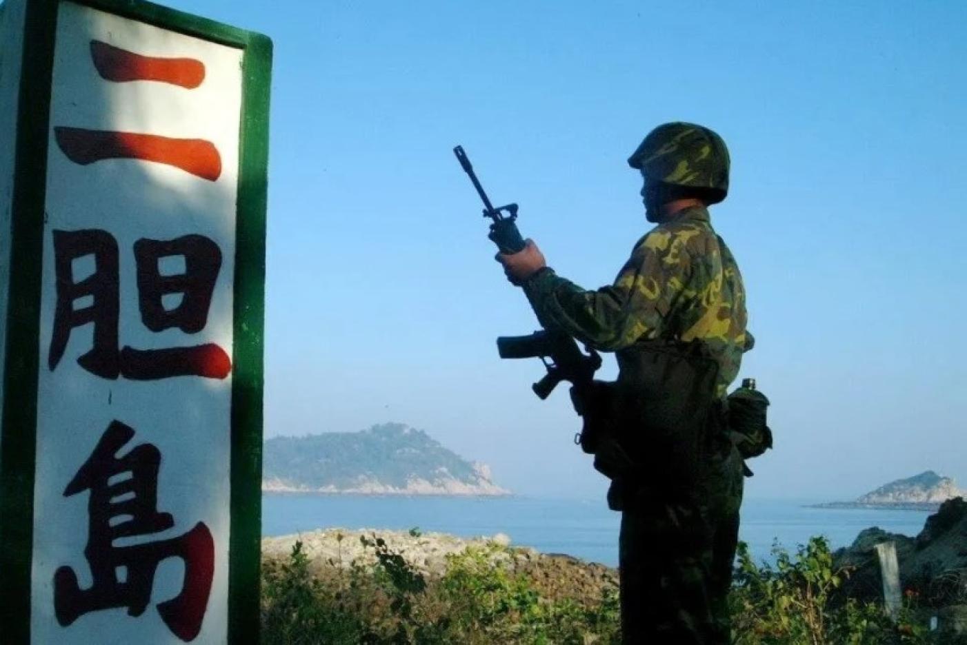 二膽島。翻攝國防部發言人臉書