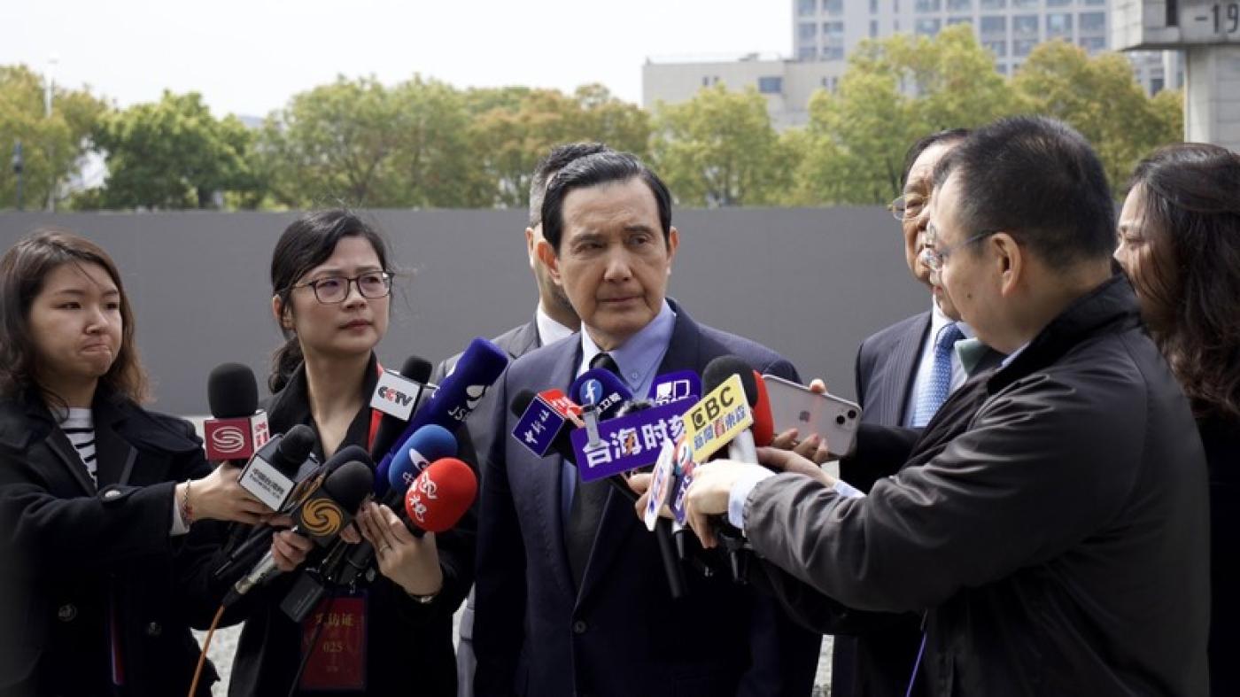 馬英九明啟程訪中，進行11天的訪問。中央社資照