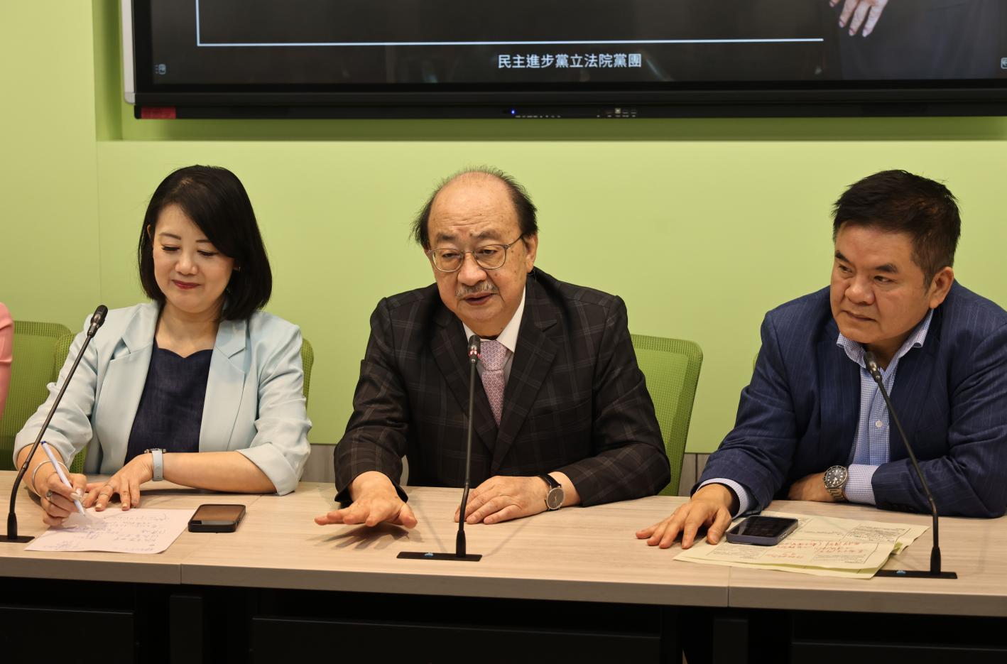柯建銘７日表示，國民黨和民眾黨立委怕護航不當黨產、護航救國團就會變成罷免標的，因此現在大逃亡。資料照片／林啟弘攝