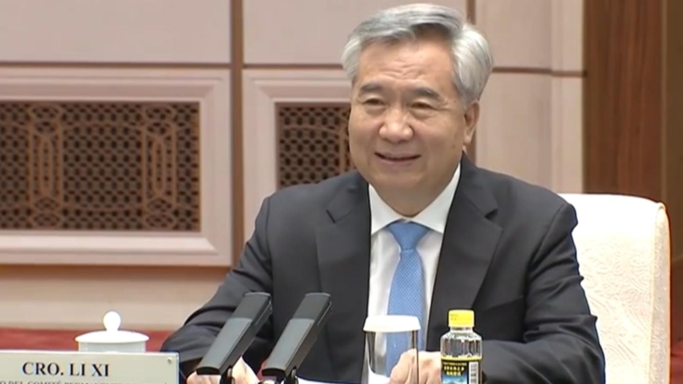 中共中央紀律檢查委員會書記李希。翻攝央視新聞網影片