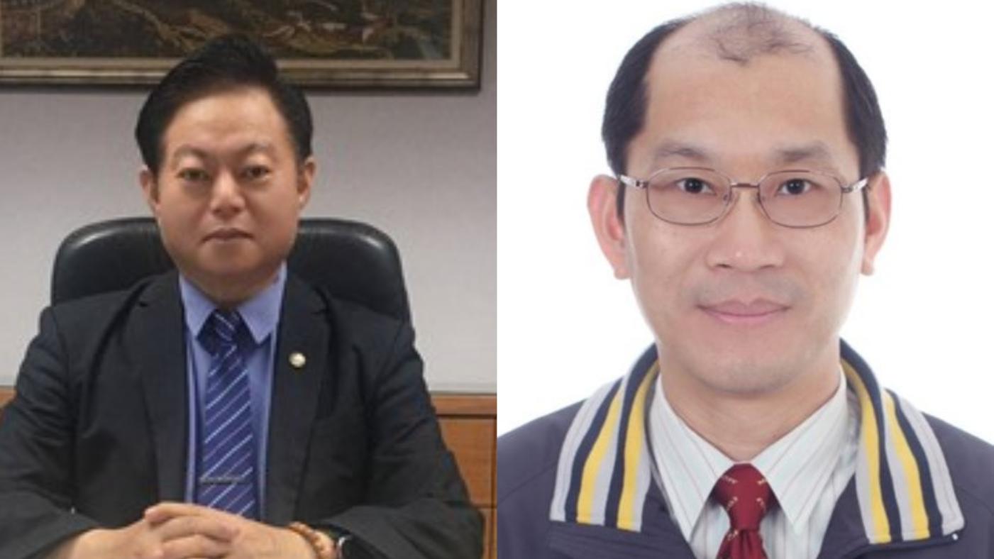 矯正署長周輝煌（左）任內辦理4次人事異動，本次欽點宜蘭監獄典獄長許金標（右）出任台北監獄典獄長。翻攝畫面