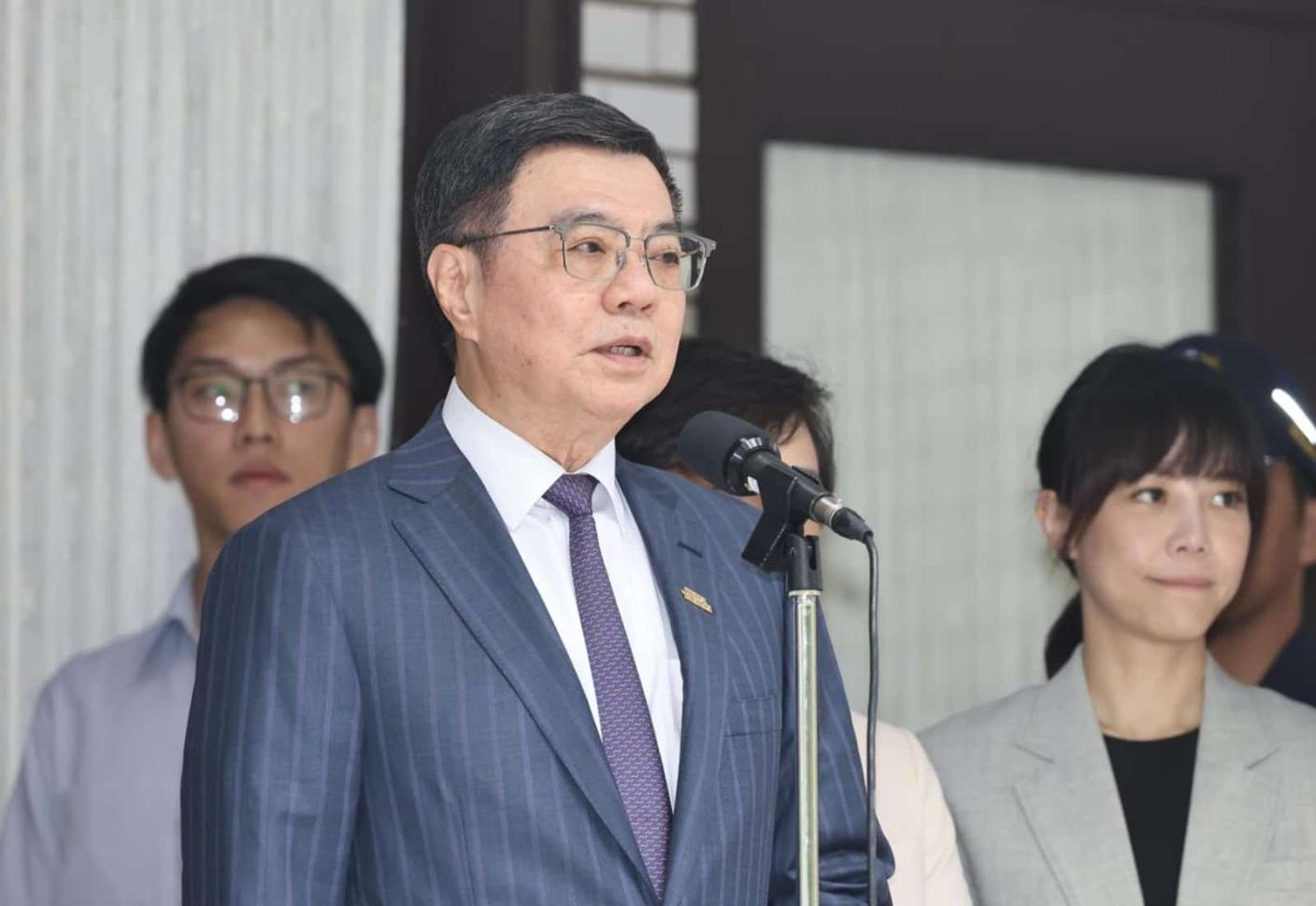 針對行政院傳出職場霸凌，院長卓榮泰8日表示會處理。資料照片／林啟弘攝