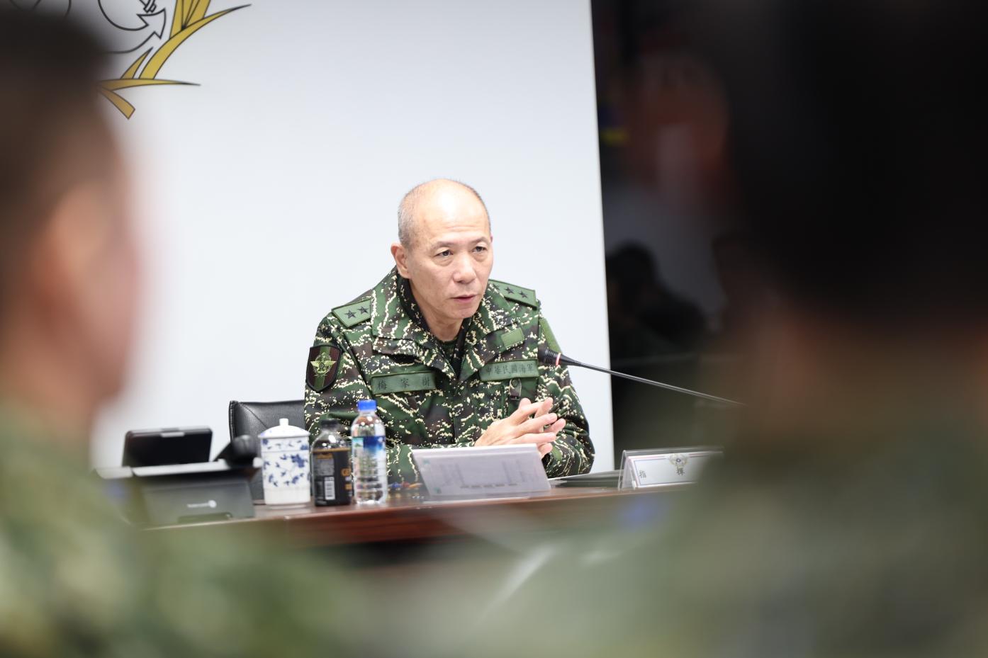 參謀總長梅家樹今解除國軍各級應變中心開設。軍聞社