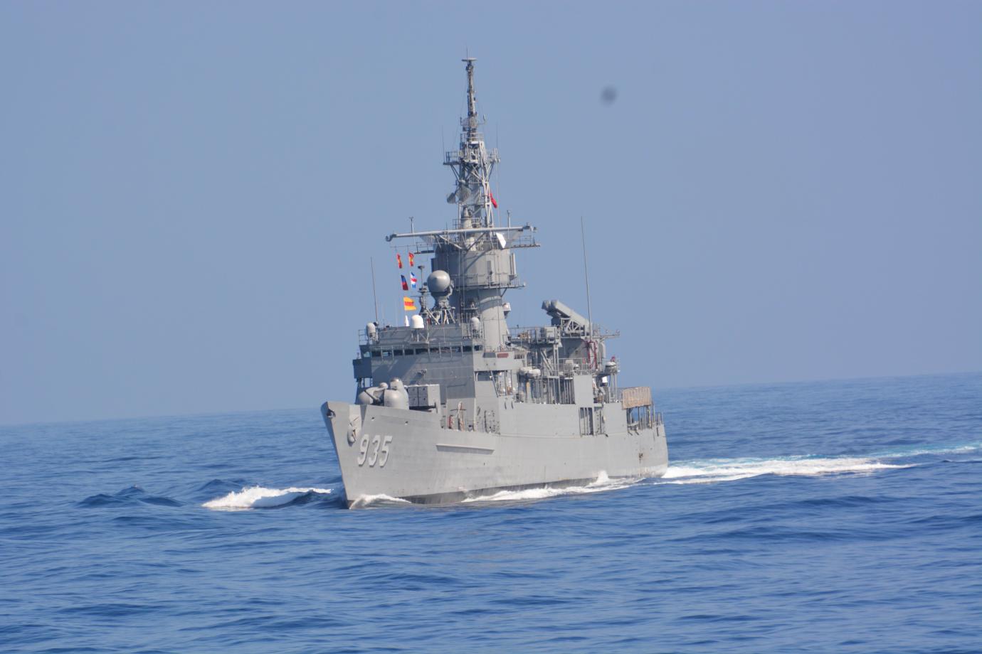 《菱傳媒》獨家披露，海軍168艦隊濟陽級軍艦楊姓士兵擁有中國身分證長達10年。圖為濟陽級軍艦／資料照片