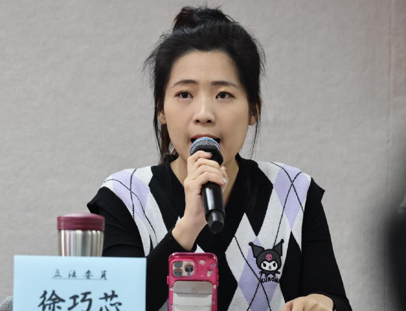 藍委徐巧芯不僅面臨罷免危機，近期因為借活動中心場地遭致批評。資料照片／林啟弘攝