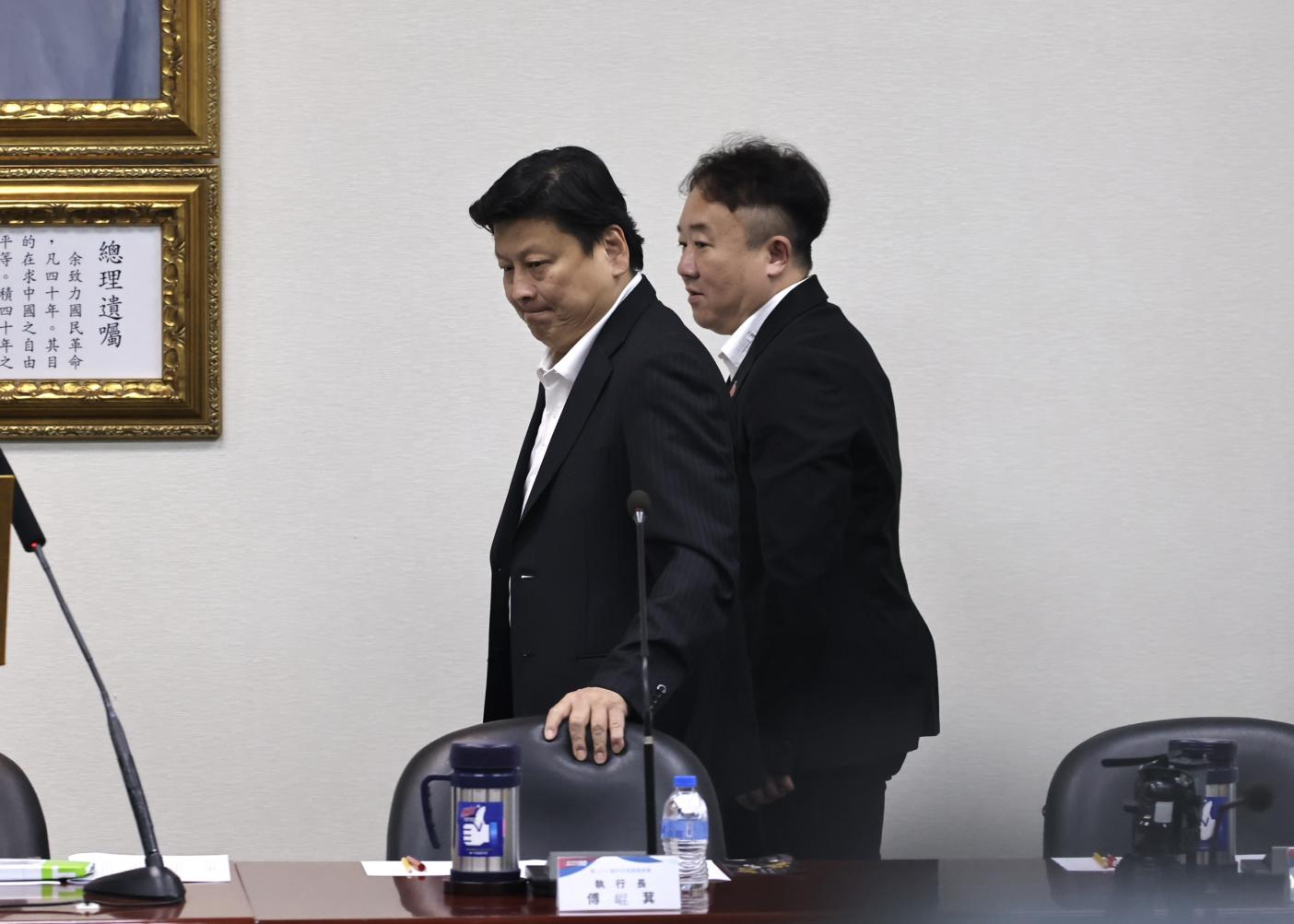 傅崐萁出席昨日國民黨中常會，今天國民黨就公布花蓮的民調，傅崐萁在花蓮的支持度仍維持優勢，他和徐榛蔚的滿意度更有6成。林啟弘攝