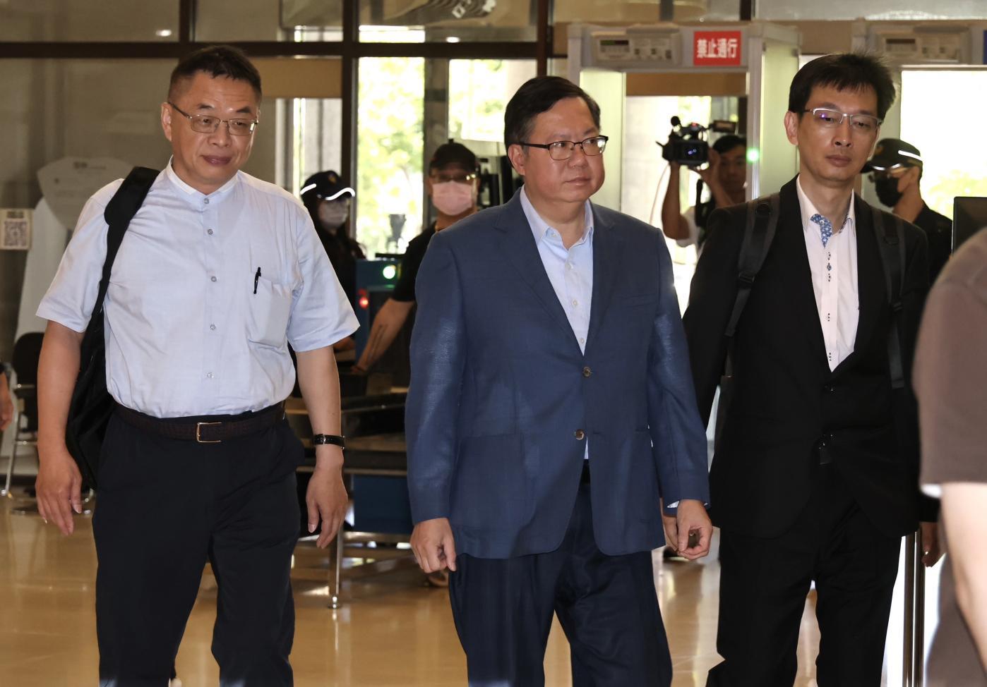 鄭文燦涉貪限制出境再延長8月。資料照片／林啟弘攝