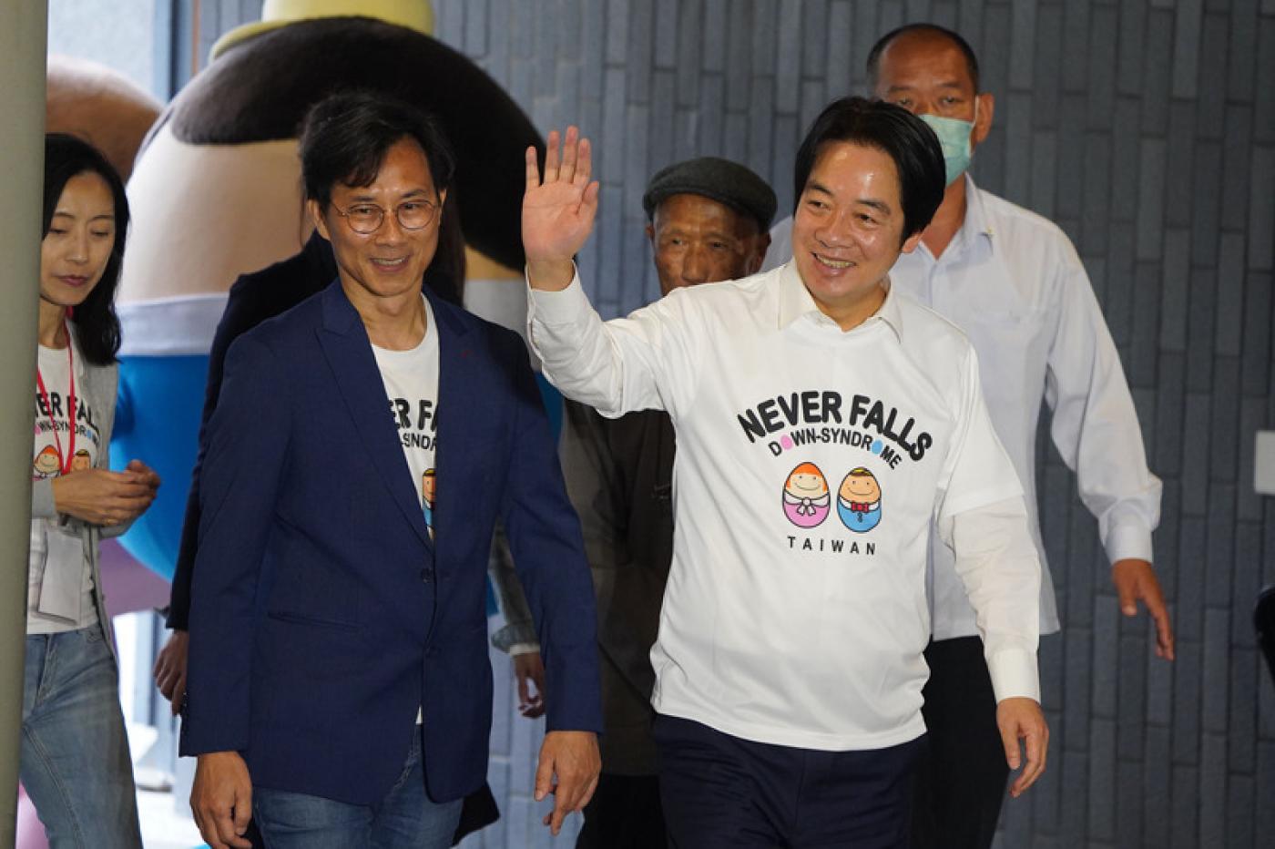 副總統賴清德18日出席世界唐氏症日活動。中央社