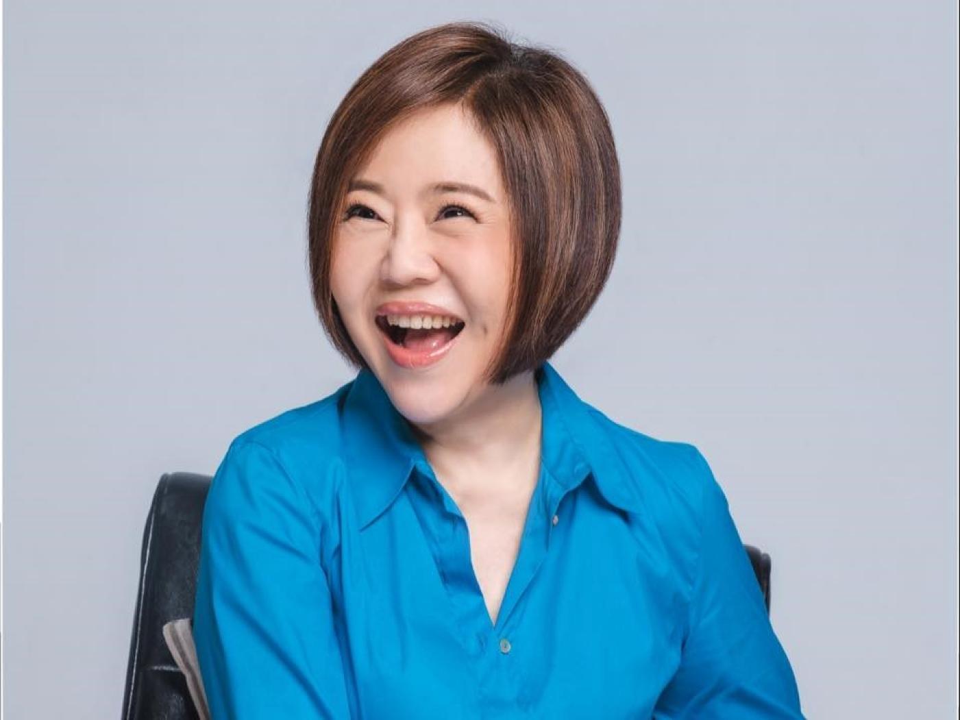 于美人宣布參選中正萬華立委。翻攝于美人臉書