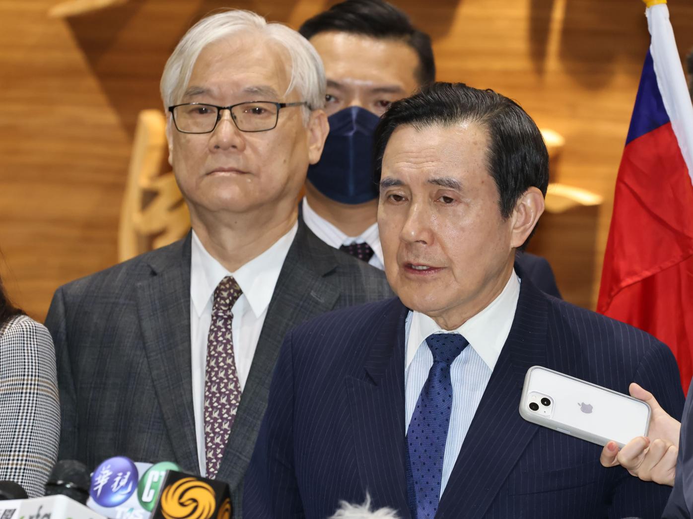 馬英九受邀出席「德爾菲經濟論壇」，頭銜卻一再被更改，引發矮化爭議。資料照片／林啟弘攝