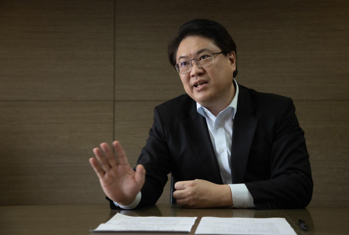內政部長林右昌今表示，沒有第二陸軍這件事，請不要再繼續扭曲亂扯。資料照片／中央社