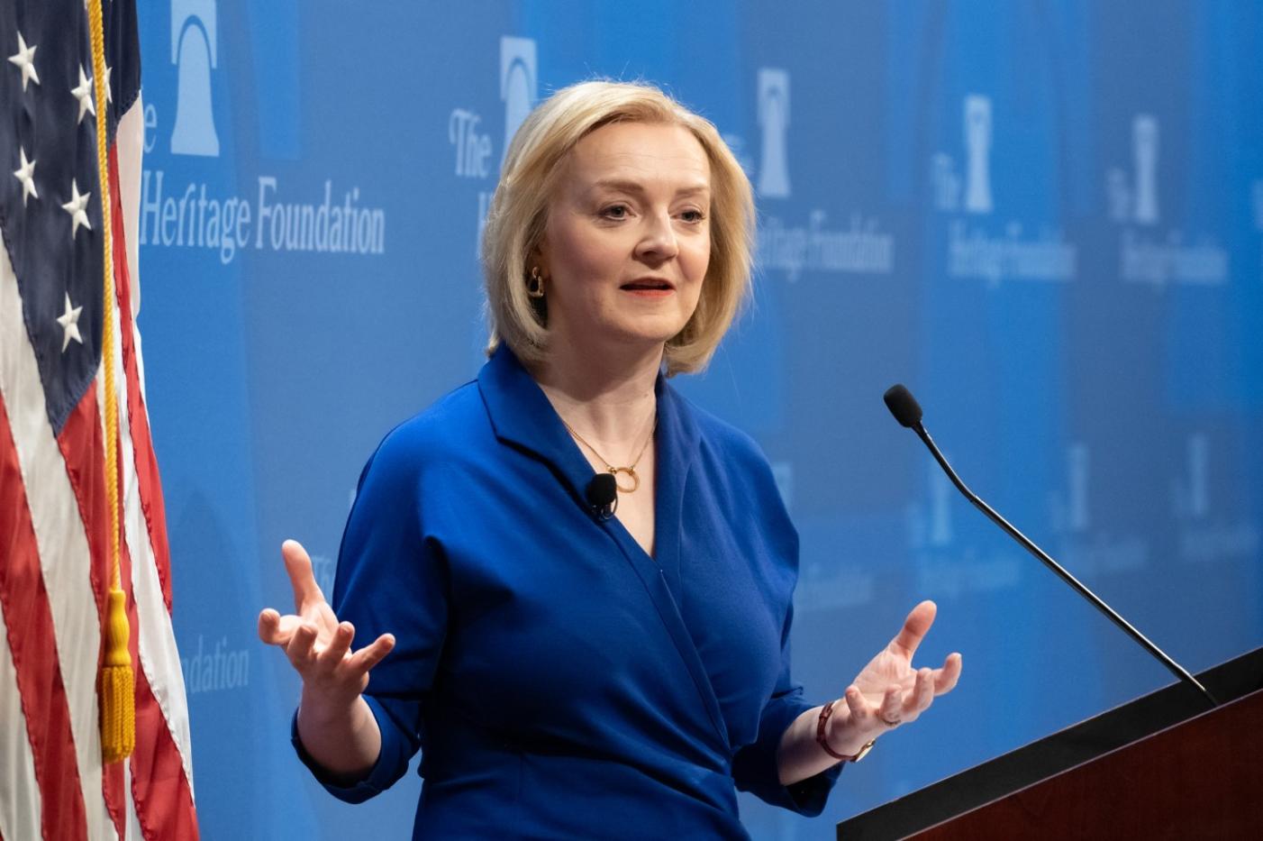 英國前首相特拉斯將於16日訪台。翻攝Liz Truss臉書
