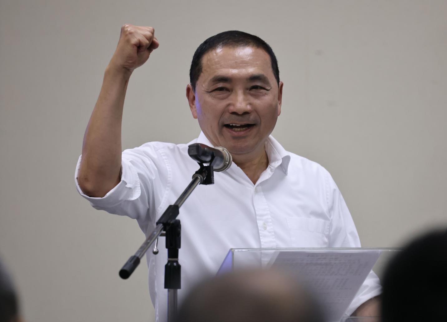 侯友宜被徵召後，最近民調未升反跌。資料照片／林啟弘攝