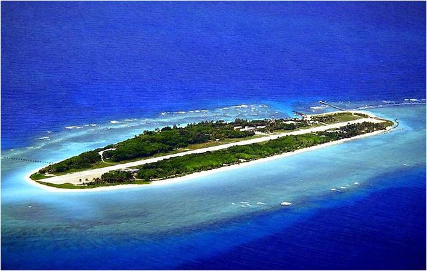 太平島。翻攝維基共享資源／行政院海岸巡防署南部地區巡防局提供