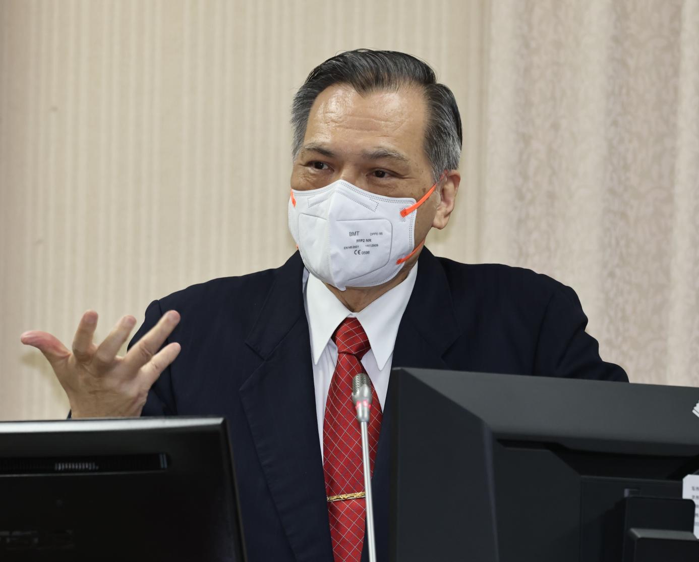 國安局前局長陳明通，去年在林智堅論文抄襲爆發後向台大辦理退休。資料照片