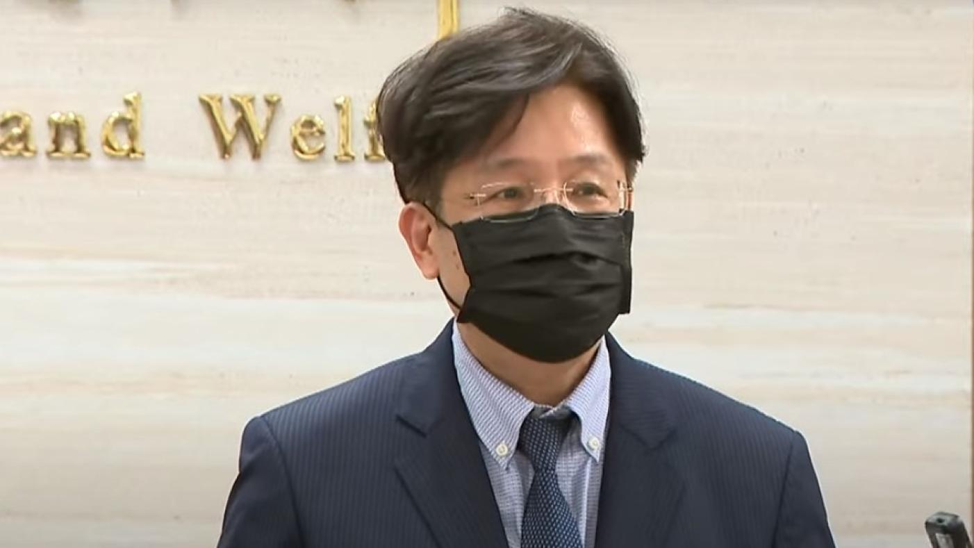 醫福會執行長林慶豐宣布，新北市幼兒園餵毒案BZD質譜儀檢驗結果為「未檢出」。翻攝畫面