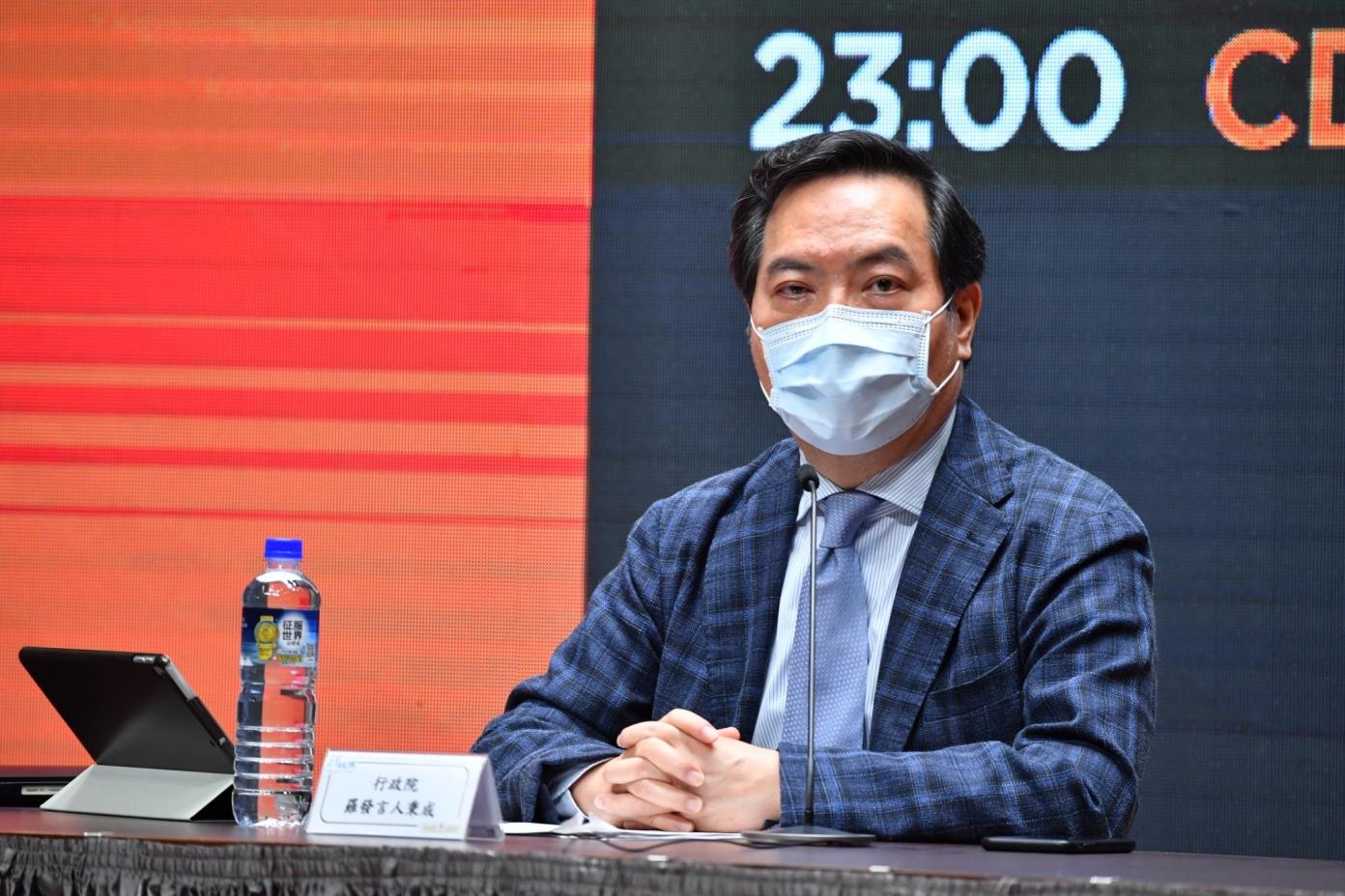 行政院政務委員羅秉成。翻攝行政院網站