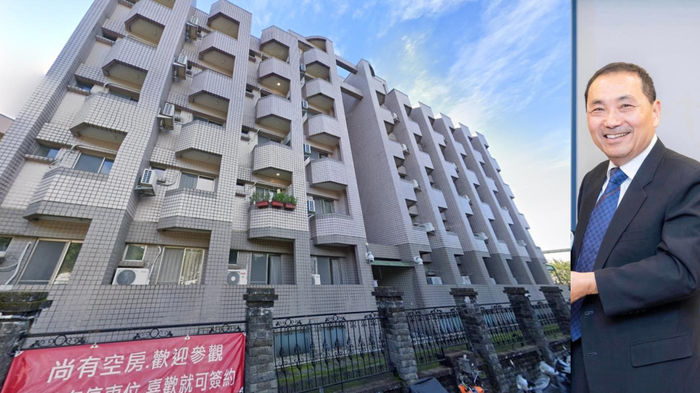 侯友宜妻子名下凱旋苑外觀。翻攝Google Maps、侯友宜臉書