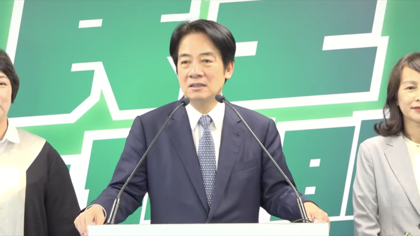 民進黨主席賴清德表示，針對性平案件，民進黨會以更高標準，打造真正性別友善的職場環境。翻攝畫面