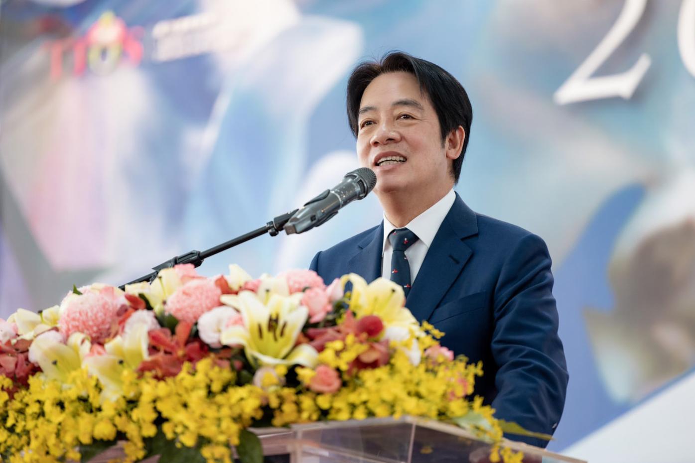 民進黨2024總統大選定於一尊，賴清德同額登記參選。資料照片，翻攝賴清德臉書