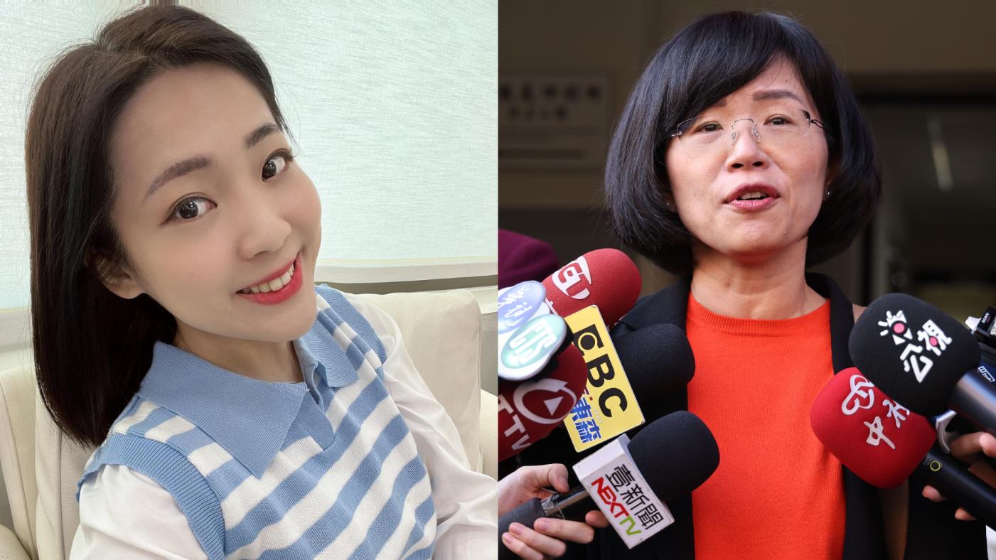 徐巧芯（左）指控，民進黨立委蘇巧慧（右）漏報財產。翻攝徐巧芯臉書、資料照片