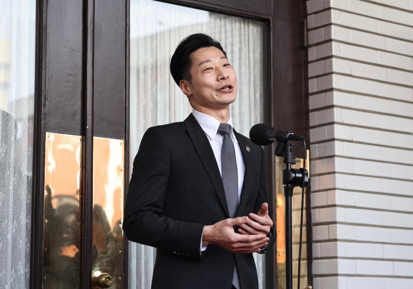 無黨籍立委林昶佐表示因為家人罹患罕病，因此宣布不競選2024立委連任。林啟弘攝