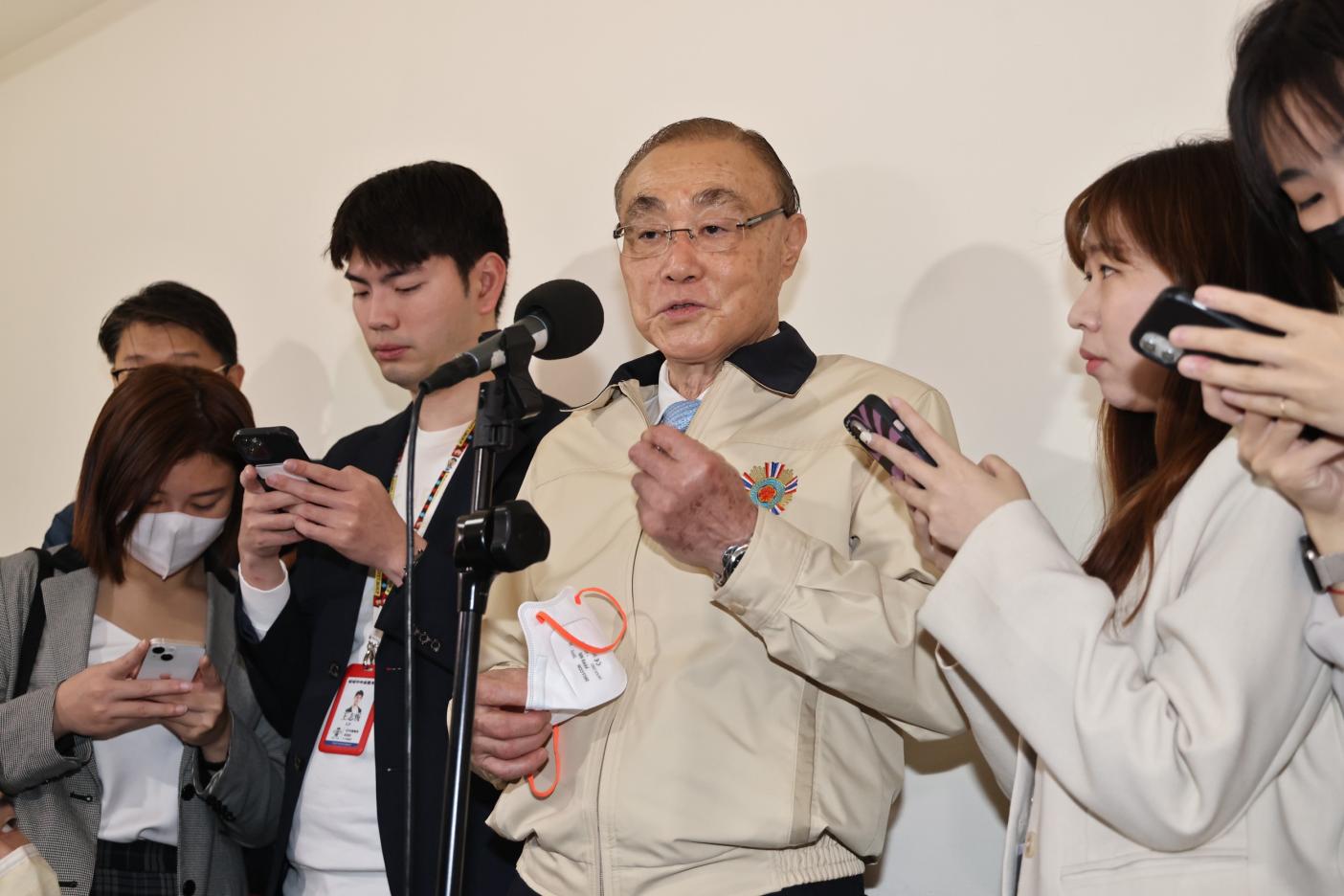 退輔會主委馮世寬。林啟弘攝