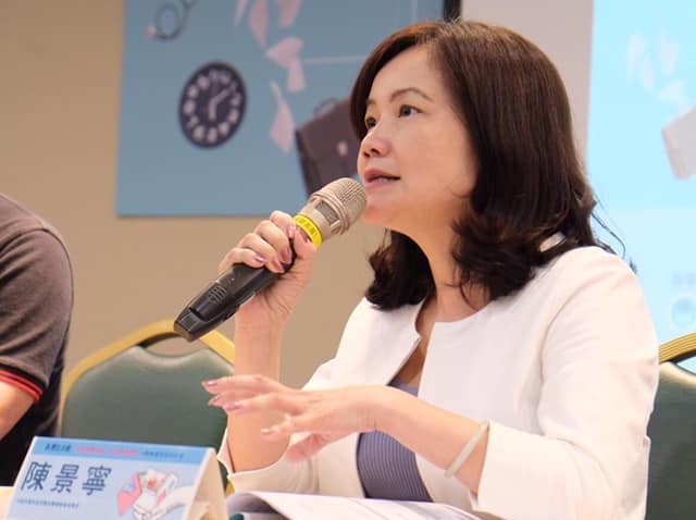 家總秘書長陳景寧盼下半年健保會能重審提案，盡快全面實施。翻攝中華民國家庭照顧者關懷總會臉書